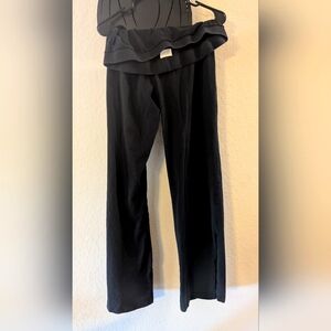 1X Abound Black Flared Leggings